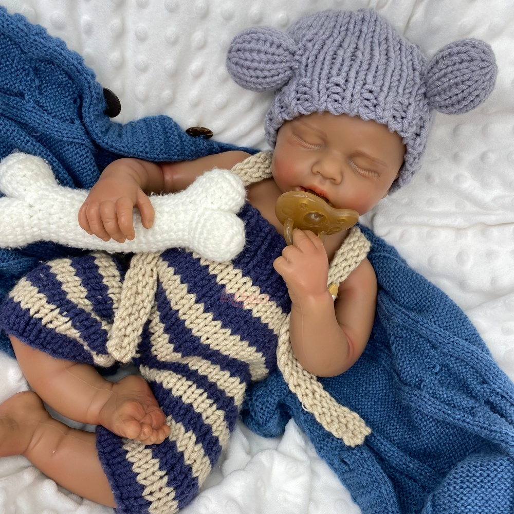 Reborn Baby Doll Silicone Realistic - Realistic Features 20Inch Can Open Mouth