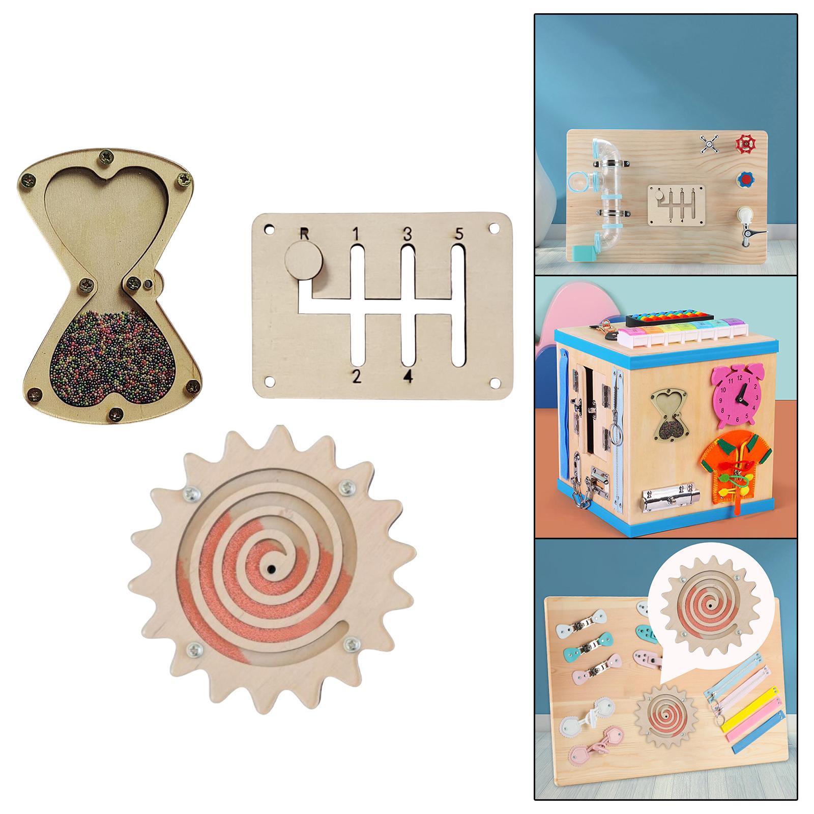 Montessori Busy Board Accessor - đánh giá và giá Montessori Wooden Busy Board Toddler
