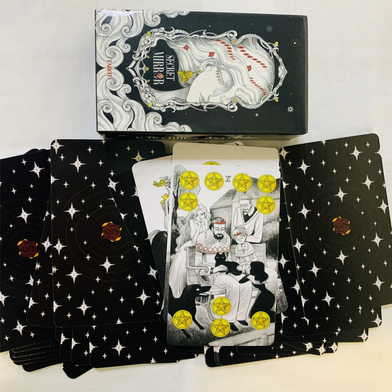Secret Mirror Tarot cards 80 d - đánh giá và giá Tarot Cards Deck With Guidebook