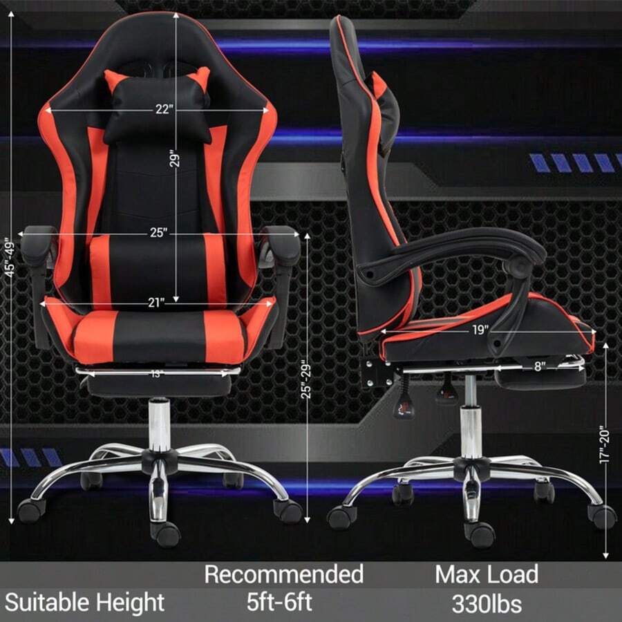 Gaming Chair With Massage Lumb - đánh giá và giá Video Games