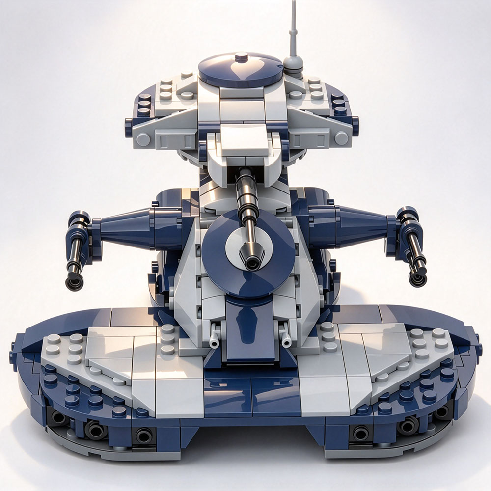 MOC Classic Star Movie Accesso - đánh giá và giá Lego Compatible Military Tank