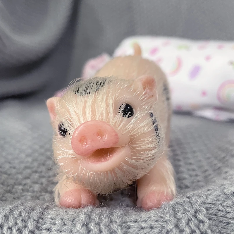 5Inch Smile Face Reborn Pig Do - đánh giá và giá Reborn Baby Doll Silicone Realistic