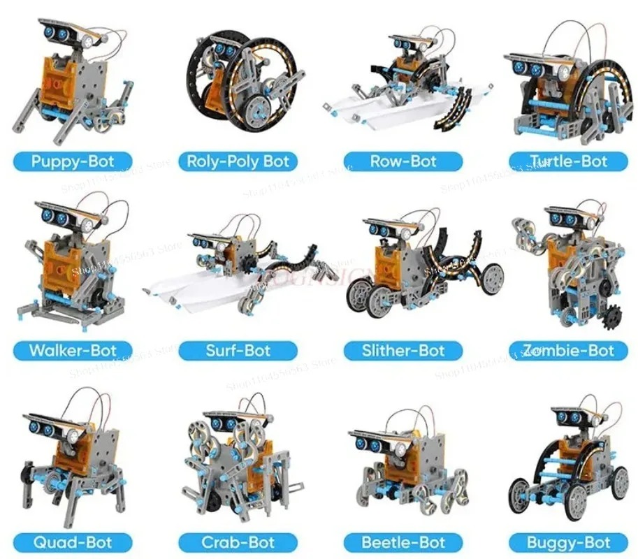 12-in-1 Solar Robot STEM Build - đánh giá và giá Stem Solar Robot Kit For Kids