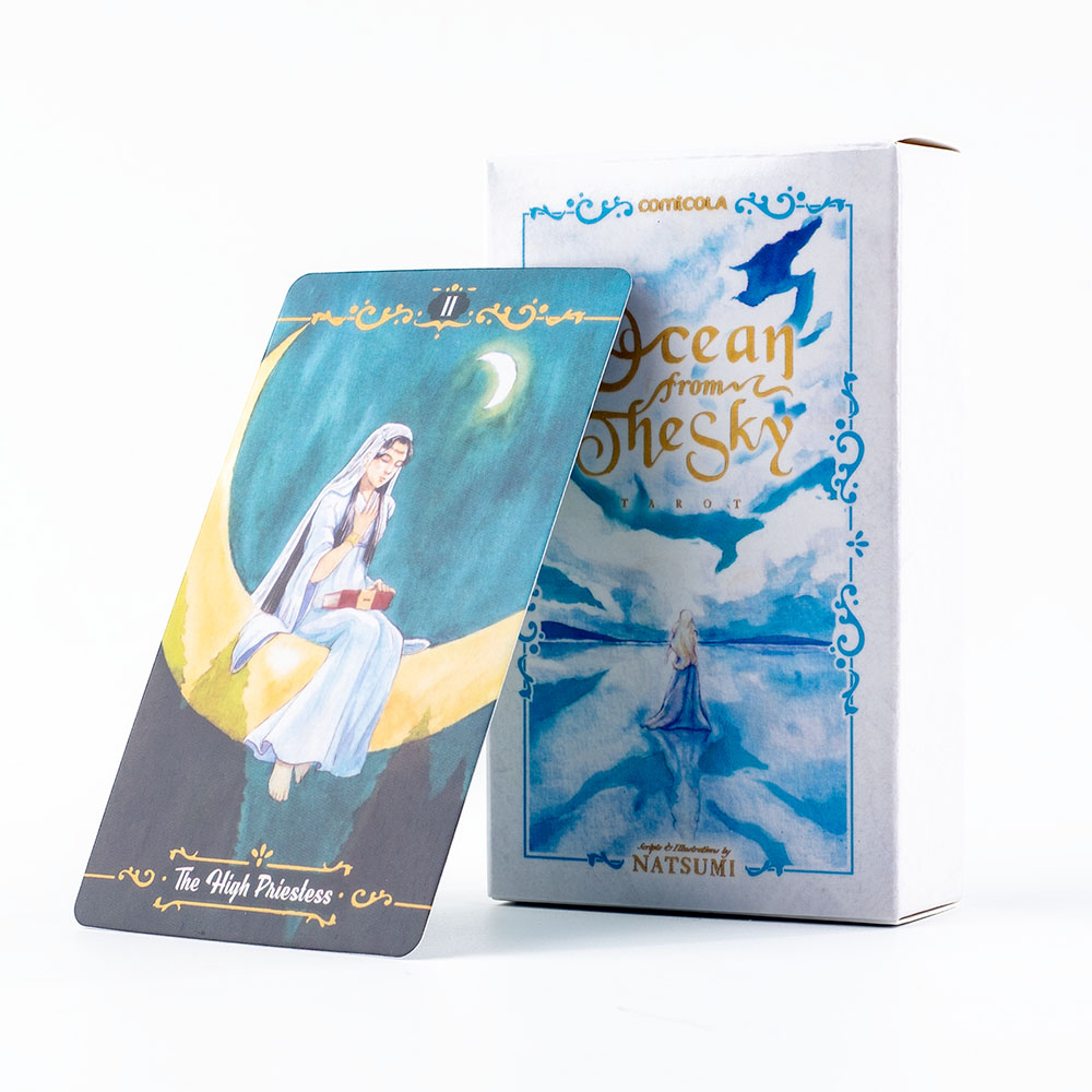 10.3*6cm Hand-Painted Watercol - đánh giá và giá Tarot Cards Deck With Guidebook
