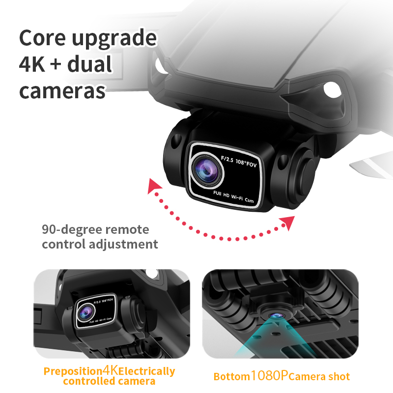 L900 PLUS GPS Drone 4K Profess - đánh giá và giá Fpv Brushless Rc Drone 4K