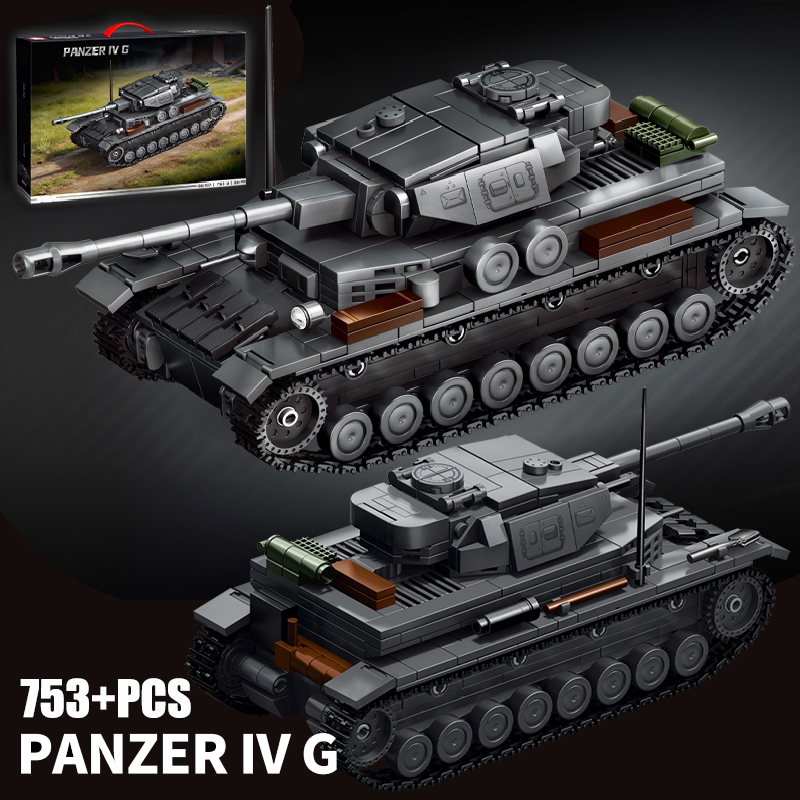 Military 1/35 Scale Panzerkamp - đánh giá và giá Lego Compatible Military Tank