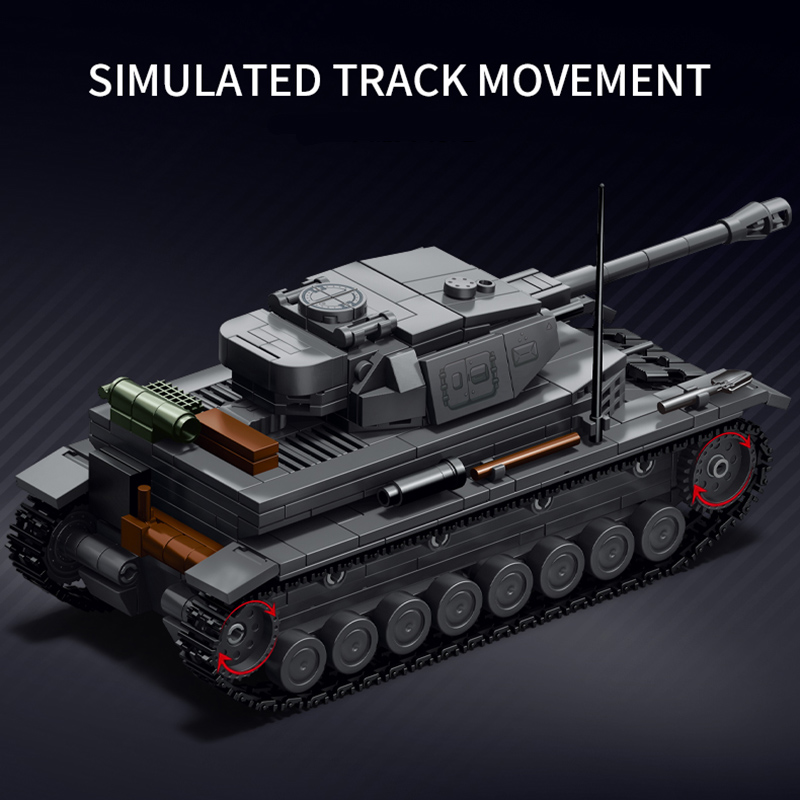 Military 1/35 Scale Panzerkamp - đánh giá và giá Lego Compatible Military Tank