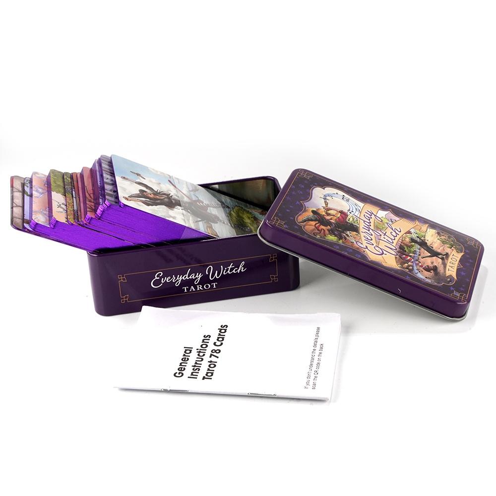 10.3*6cm Everyday Witch Tarot  - đánh giá và giá Tarot Cards Deck With Guidebook